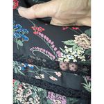 Urban Outfitters  Black Floral Midi Dress with Short Sleeves Photo 4