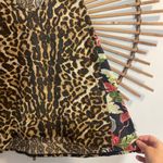 Ralph Lauren Denim & Supply Leopard Print Floral Sleeveless Swing Tank Rare Boho Brown Size L Photo 1