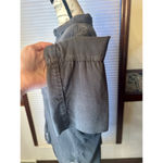 Cloth & Stone (Anthropologie) Small Black Acid Wash Chambray Button up Shirt Photo 3