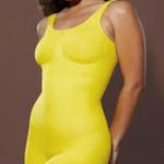 YITTY  Vibrant Yellow Shapewear Bodysuit Photo 0