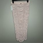 For Love & Lemons NEW x VS All That Glitters pink midi ruched skirt size medium Photo 6