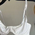 SKIMS  Cotton Logo Unlined‎ Demi Bra Size 38A Color Marble NWOT white Photo 1