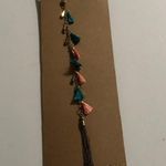 Anthropologie Shiraleah Chicago jewelry - - Constanza long necklace in gold NEW Photo 0