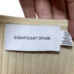 Significant Other Sofia Knit Maxi Dress Black Women’s Size 10 Cutout Ribbed Photo 7