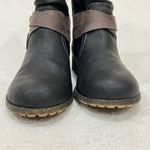 Maurice's Rachel Black Strappy Faux Leather Boot Size 7 Photo 4