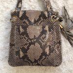 Michael Kors  Snake Python Embossed Crossbody Bag Tassel Drawstring Photo 8