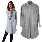Soft Surroundings Auberon Mini Dress Coziest Zip Up Tunic Pullover Silver NEW S Photo 1
