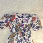 Karin Stevens Vintage Cottage Core Floral Short Sleeve Blazer Photo 4