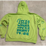 Ludic Closet Lime Green Graphic Hoodie – Size L Size L Photo 1