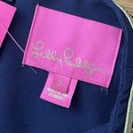 Lilly Pulitzer  Anastasia Stretch Dress Size 2 Navy Blue NEW Jeweled Shift Preppy Photo 6