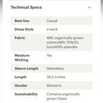 Toad & Co EUC . Cue Sleeveless Faux Wrap Dress Size Medium Photo 9