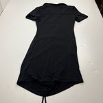 Alice + Olivia Alice‎ + Olivia Marsha Ruched Polo Mini Dress Womens Size XS Black Bodycon *FLAW Photo 11