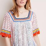 Anthropologie Maeve Paolina Tasseled Blouse Photo 2