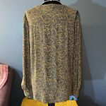 Hinge Size L Long Sleeve Blouse w V Neckline Photo 5