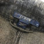 J Crew Womens Denim Jacket Double Breasted Pockets Button Dark Wash Size L Blue Size L Photo 4
