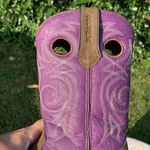Durango 🚫SOLD🚫 Purple & Brown Embroidered Cowboy Boots with Rubber Bottoms Photo 7