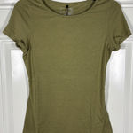 Universal Standard NWT  Olive Green MIA Short Sleeve Tee Women's 4XS (XS) Photo 0