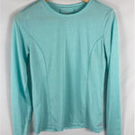Bcg  Light Blue Long Sleeve Activewear Top Size Medium Photo 0