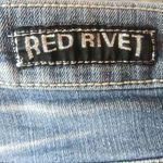 Red Rivet 11 33x30 Dark Flare Jeans Blue Size 33 Photo 2