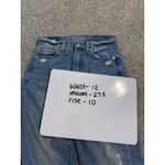 American Eagle  Outfitters Mom Jeans Light Wash Distressed Ripped Size 00 Regular Photo 4