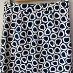 Boden Pencil Skirt Geometric Print Blue & White Blue Size 4 Photo 7