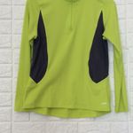 Champion  semi fitted‎ long sleeve neon green shirt Photo 2