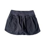 Athleta  Run With It Skort‎ Womens Small Black Tennis Golf Pickleball Active Photo 3