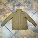 Tommy Bahama  Green Cable Turtleneck Sweater XL Photo 3