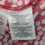 Jones New York  Red and White Dot Print Sheath Dress Size Medium Party Dress Photo 8