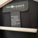 Sag Harbor Dress Blazer Black White Trim Buttons Business Casual Officewear Cute Size 10 Photo 6