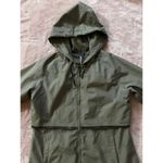 Mondetta Women Green Full Zip Up Hoodie Tunic Windbreaker Size Small Photo 2