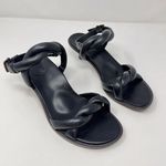 Vionic Angelica Womens Sandals Black Leather Slingback Puffy Kitten Heels US 7 M Photo 0