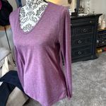 Faded Glory  size medium purple v neck top Photo 1