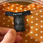 Smythe Polka Dot Burnt Orange & Ivory Midi Dress Photo 2