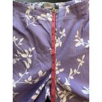 Koret Pants Women's 8 Stretch Zipper‎ Purple Floral Office Church 19" Inseam Size 28 Photo 11