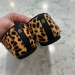 Birdies Starling Print Calf Hair Slip On Faux Fur Lined Flats Size 7 Photo 3