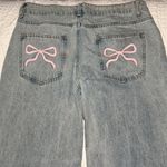 Edikted  Bow Pocket Relaxed Jeans Photo 4