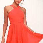 Lulus Dress Forevermore Skater in Red XS Photo 0