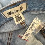 Madewell Low Slung Straight Jeans Sevilla Wash Blue Straight Slouchy US 27 NWT Photo 11