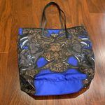 Prada Tessuto Printed Nylon Shopper Indaco Photo 1