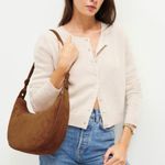 Reformation Suede sling crossbody bag NEW Photo 8