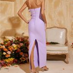 Insane lilac beaded maxi dress Purple Photo 3