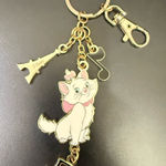 Disney The Aristocrats Marie Flair Cat Music Notes Bag Charm Key Ring Keychain Photo 0