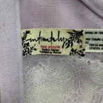 Free People  Intimately Lace Bra Plunge Front Closure‎ Purple 34DD Photo 2