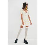 For Love & Lemons NWT  Claude Embroidered Mini Dress Sz Small $240 Photo 1