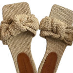 Dear Frances Knot Slide Sandal Slides in Seagrass 42 11 Tan Photo 6