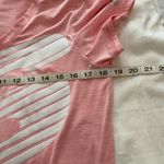 Skechers Pink Graphic Short Sleeve V neck T Shirt L Photo 3