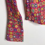 Violet+Claire  ladies colorful retro funky artsy button up shirt top size small Photo 4