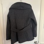 Halogen  Women's Medium Winter Peacoat Grey Wool Blend Photo 6