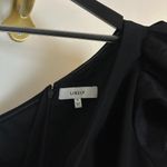 Likely  Natasha One-Shoulder Puff Sleeve Gown in Black Size US 0 Photo 4